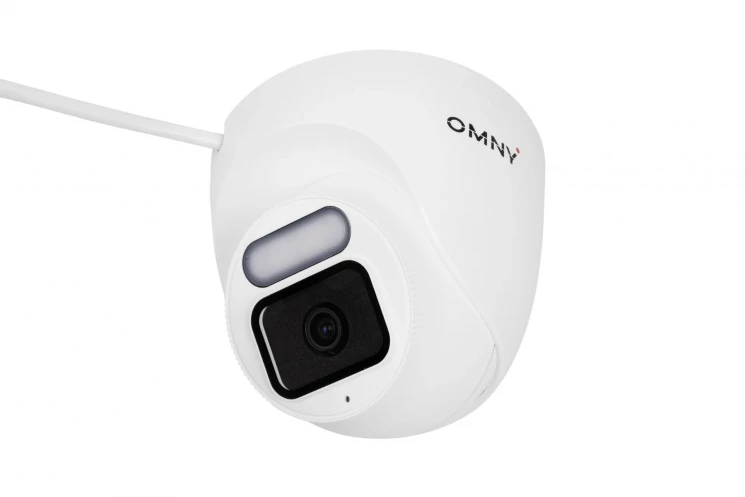 Камера сетевая купольная 4Мп OMNY LT-244AWF40K-SP с микрофоном, объектив 4.0мм, WDR, Super-ISP и видимой подсветкой