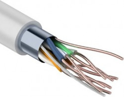CAVEL LAN 541_VE (01-0160), Витая пара, 4 пары Cat5e, 24AWG одножильный экранированный