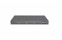 Управляемый коммутатор уровня 3 BDCOM S3954, 48x 10/100/1000BaseT, 6x 1/10GE SFP+, Hot Swap БП 1+1, в комплекте 1x PSU ~220VAC