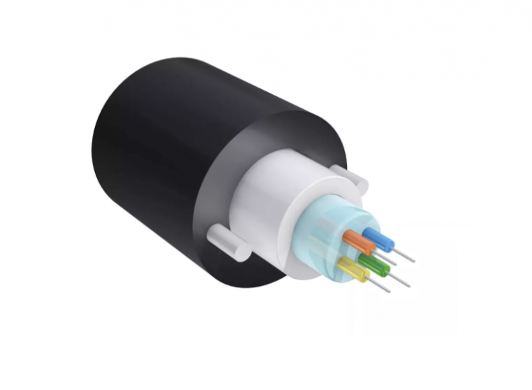 Кабель оптический B-OptiX, самонесущий диэлектрический, 4 волокна, 3.0кН, FRP 1,8 мм, катушка 2 км.