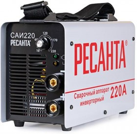 САИ 220, Сварочный аппарат инверторный,154В-242В, макс.6,6кВт, 10А-220А, ПВ 70%, напр. холостого хода 80В
