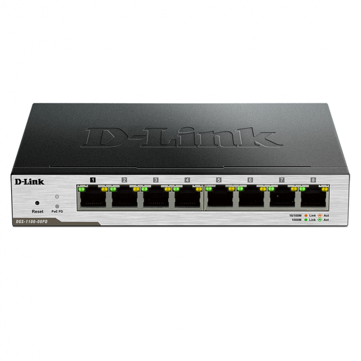 Коммутатор D-Link DGS-1100-08PD