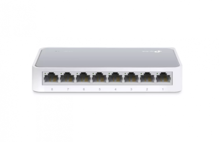 Коммутатор ТР-Link TL-SF1008D 8-портовый 10/100 Мбит/с