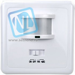 LX-2000/SEN1A, датчик движения, 500W, DD=12m, белый, 140°