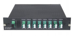 Мультиплексор CWDM одноволоконный 16-канальный для BIDI CWDM SFP (Tx/Rx:1310-1610нм), APC-полировка
