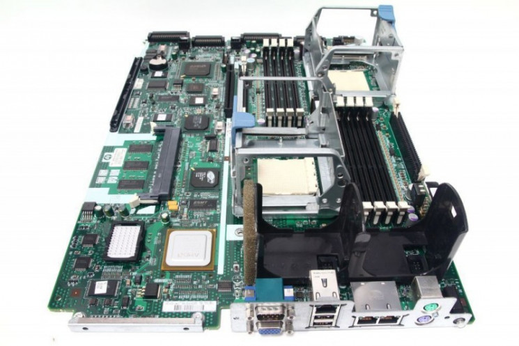 Материнская плата HP 012585-501 DL385 G1 with cages, system battery, thermal grease-012585-501(NEW)