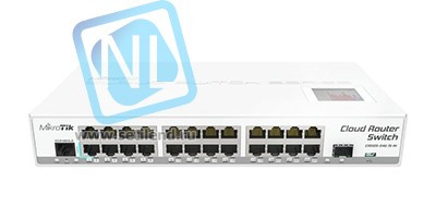 Коммутатор Cloud Router Switch Mikrotik 125-24G-1S-IN (RouterOS L5), настольный форм-фактор