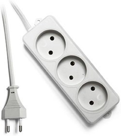 2006294, Удлинитель Гарнизон 3 розетки допустимый ток 10А, длина 5 метров.