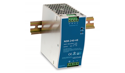 NDR-240-48 Блок питания на DIN-рейку, 48В, 5А, 240Вт Mean Well