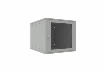 Шкаф телекоммуникационный настенный 6U, 523х450х332мм серия LITE (стеклянная дверь)