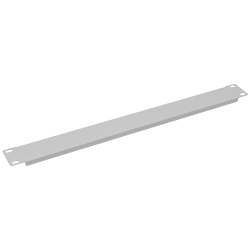 Заглушка 1U в телекоммуникационный шкаф 19", серая
