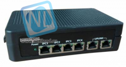 PoE коммутатор неуправляемый PUS-TT04-67M, 4x10/100BASE-TX 802.3af&at + 2x10/100BASE-TX, PoE бюджет 67Вт, до 30Вт на порт