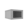Шкаф телекоммуникационный настенный 6U, 523х600х332мм серия LITE (стеклянная дверь)