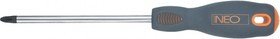 04-022, Отвертка крестовая PH1 x 100 мм, CrMo