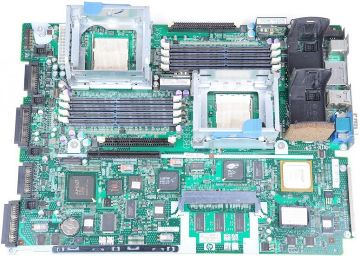 Материнская плата HP 378911-001 DL385 G1 with cages, system battery, thermal grease-378911-001(NEW)