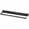 Коммутационная панель SNR, 19" для модулей KeyStone, незагруженная, неэкранированная, 1U, 24 порта, разборная, порты без шторок