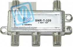 Ответвитель абонентский SNR-T-310, на 3 отвода, вносимое затухание IN-TAP 10dB.