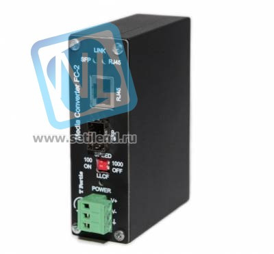 Универсальный однопортовый медиаконвертер (1Гбит/с / 100Мбит/с) Порт RJ-45 с автоопределением скорости (10/100/1000 Мбит/с)