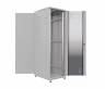 19" Напольный серверный шкаф NTSS ПРЕМИУМ 42U 600x600 мм, передняя дверь стекло, задняя глухая металл, боковые стенки, регулируемые опоры, RAL 7035