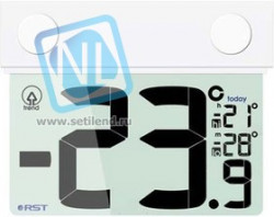 01077, Термометр цифровой уличный на липучке -30-+70