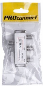 05-6202-4, ДЕЛИТЕЛЬ ТВ х 3 под F разъём 5-2500 МГц "СПУТНИК"