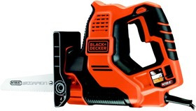Ножовка BLACK & DECKER RS890K-QS 500Вт Smartselect хода23мм 0-6500ход/мин чемодан +3полотна