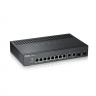 Коммутатор ZYXEL NebulaFlex Pro GS2220-10 Hybrid L2 Switch, rack 19", 8xGE, 2xCombo (SFP / RJ-45), silent, standalone / cloud management