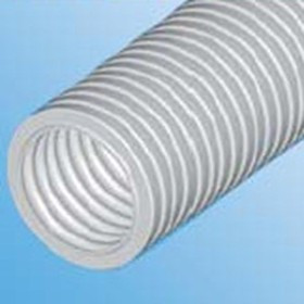 Гофра 40 мм легкого типа ПВХ с протяжкой, серый