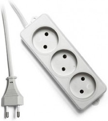 2006299, Удлинитель Гарнизон 3 розетки допустимый ток 6А, длина 3м.