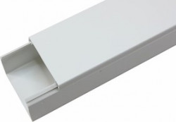28-6060-4, Кaбель-канал 60х60 мм, белый (24 м/уп.)