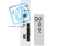 Модуль профессионального DVB-S/S2 приёмника и двойного аналогового модулятора PBI DMM-1701PM-04S2