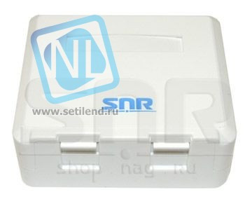 Корпус настенной розетки SNR под модули KeyStone, 2 порта