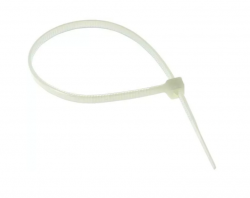 Хомут кабельный 2.5х100 нейл. бел. (уп.100шт) EKF plc-c-2.5x100
