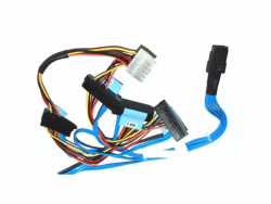 Кабель miniSAS-4SATA with Power внутренний, для серверов Dell R410 для подключения контроллеров SAS6iR