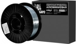 Проволока БАРС AlMg5 ф 1.0мм 2кг Ф1мм 2кг, алюминиевая, катушка Ф200мм