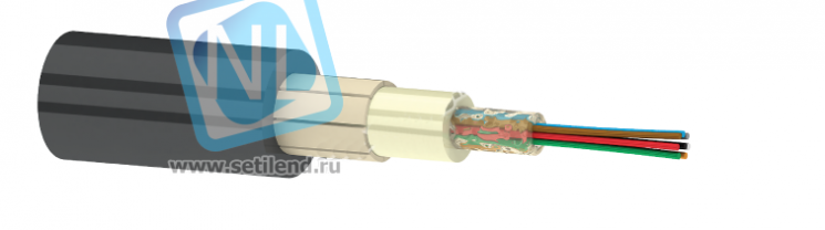 Кабель оптический Alpha Mile Микро ADSS облегченный, LSZH, 02 волокна