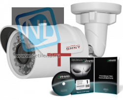 Уличная мини ip камера OMNY 100 STARLIGHT HD 1.3Мп, c ИК подсветкой, 6мм, PoE, с кронштейном + ПО Линия в комплекте