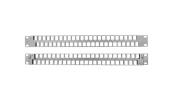 Модульная патч-панель 19", 48 портов, Flat Type, 1U, для модулей Keystone Jack (кроме KJ1-C2, KJ2-C5e, KJ2-C6, KJ2-C6A)