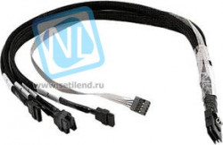 Кабель Adaptec I-mSASx4-4SATAx1-SB-0.7M mSASI x4 (SFF-8087) to (4) x1 SATA