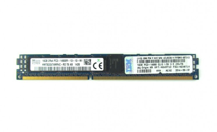 Модуль памяти IBM 47J0236 2Rx4 16GB PC3-14900 DDR3-1866 Memory-47J0236(NEW)