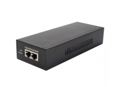 Инжектор POE Osnovo Midspan-1/652G, 1x10/100/1000Mbps, 802.3af/at/bt, PoE бюджет 65Вт