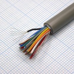Провод 25-ти жильный экранированный, UL 2464 25C; 25 жил + общий экран; цена за 1 метр
