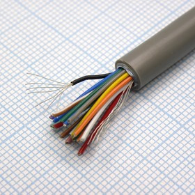 Провод 25-ти жильный экранированный, UL 2464 25C; 25 жил + общий экран; цена за 1 метр