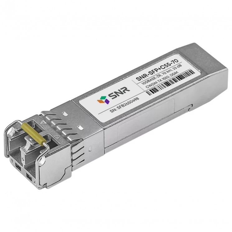 Модуль SFP+ CWDM оптический, дальность до 80км (23dB), 1550нм