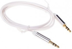 PL1023, Кабель 3.5" Jack (M) - 3.5" Jack (M) плоский, 2м, белый