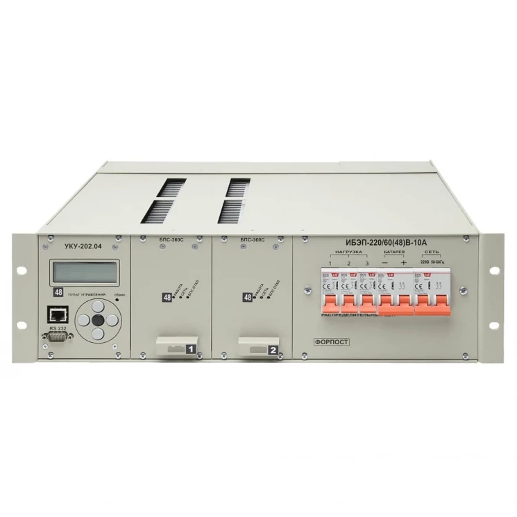 Преобразователь ИБЭП-220/48B-10A- 3U-CAN