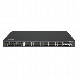 Управляемый коммутатор уровня 3 BDCOM S2900-48T4X, 48x 10/100/1000Base-T, 4x 1/10GE SFP+, 220VAC