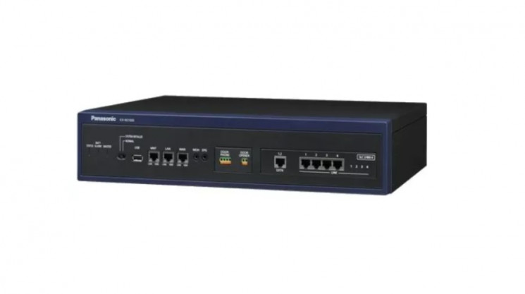IP-АТС Panasonic KX-NS1000 с возможностью подключения до 600 внешних линий, до 1000 внутренних линий