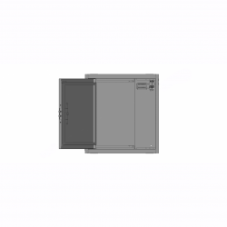 Антивандальный шкаф серии Great, 4U, 546х507х216, IP20, RAL7035