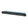 Коммутационная панель SNR, 19" экранированная, 1U, 24 порта, cat.6А, горизонтальная заделка